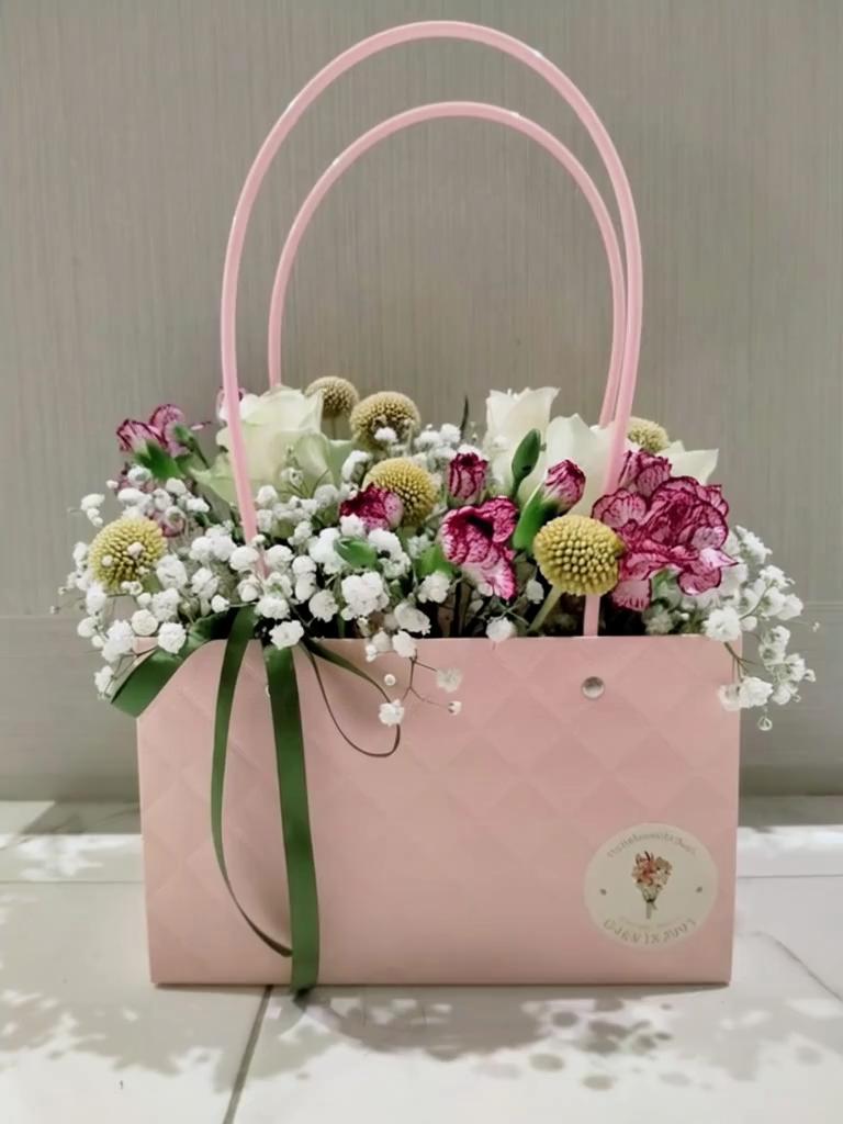 Blush Floral Gift Bag